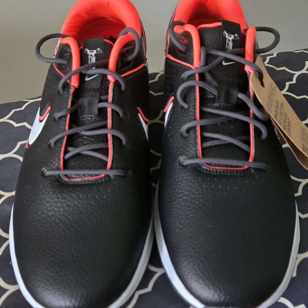 Nike Air Zoom Victory Pro 3 Golf Shoes Men's Sz 14  DV6800-005 Crimson Platinum - Picture 7 of 10